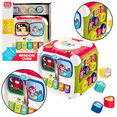 Dječja edukativna kocka za sortiranje, velika