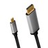 LOGILINK USB-C – DisplayPort kabel, 4K 60 Hz, 1,8 m, aluminijski