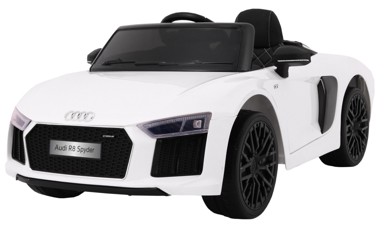 Auto na akumulator Audi R8 Spyder RS, bijeli