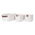 HOUSE NORDIC Tekstilne košare u setu 3 kom za kupaonicu 35x25x13 cm Jarana 