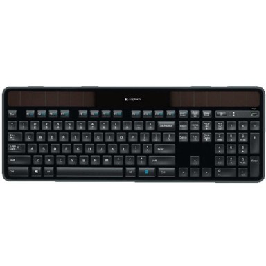 LOGITECH Bežična solar tipkovnica K750, crna