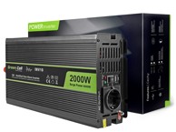 GREEN CELL Auto adapter i inverter INV10 2000 W, crni
