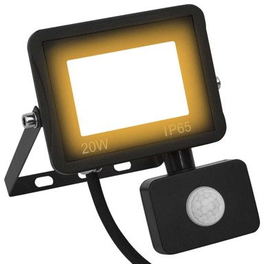 LED reflektor sa senzorom 20W, topla bijela