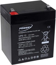 POWERY Olovo-gel baterija 12V 5Ah