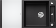 BLANCO Sudoper AXIA III XL 6 S-F InFino  SILGRANIT daska staklo, s dalj.upr. - grafit