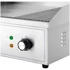 ROYAL CATERING Električni roštilj s glatkom i užljebljenom pločom 548x350 mm 3000 W