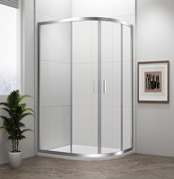 POLYSAN Tuš paravan EASY, polukružni, 1100 x 800 mm, L/D, prozirno staklo