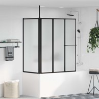 Tuš paravan, 120 x 70 x 137 cm, aluminij, bijela