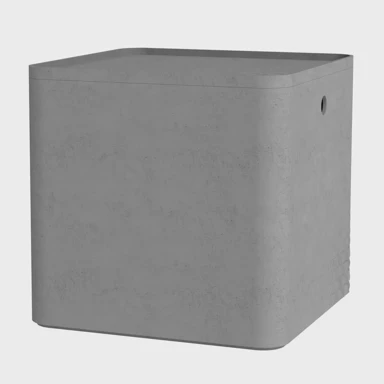 CURVER Kutija za spremanje Beton XL, s poklopcem