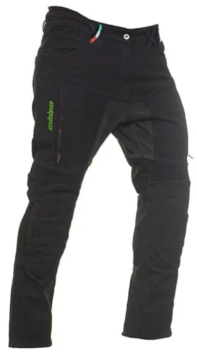 CAPPA RACING Muške motociklističke traperice Ricardo, kevlar, crne 34/34, L