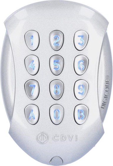 CDVI SECURITY Brava s kodom, IP65, Bluetooth