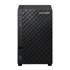 ASUSTOR NAS AS1202T, tower, Realtek, 1 GB DDR4, 0 TB, ADM, crno