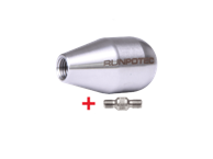 Početna glava, Ø30 mm + RTG navoj Ø12 mm + za sajlu od staklenih vlakana Ø7,5/9/11/15 mm