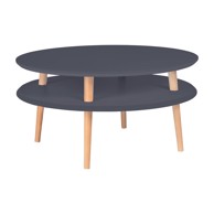 RAGABA Stolić za kavu UFO Ø 70 cm grafitno sivi