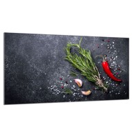 TMK Staklena zaštita za štednjak ili ploču za kuhanje 90x52, škriljevac