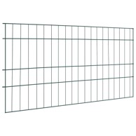 Set ograde za ribnjak 5 pcs 100 x 50 cm, čelik, zelena