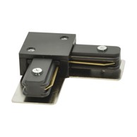 Spojnica kutna za 1-faznu tračnicu, crna