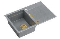 QUADRON Sudoper Owen 111 + nano PVD srebrno siva/zlato s daljinskim upravljanjem