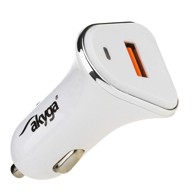AKYGA AK-CH-07 USB auto punjač 3A brzo punjenje za upaljač 12-24V