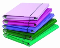 Preklopna mapa A4 s elastičnom trakom FCK žuta