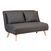 ARTIE Tamno siva sklopiva sofa 120 cm Folde, 120x80x79 cm
