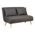 ARTIE Tamno siva sklopiva sofa 120 cm Folde, 120x80x79 cm