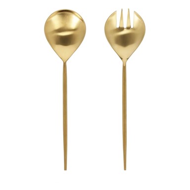 KAVE HOME Pribor za salatu, Lite, set 2 kom, nehrđajući čelik