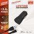 ENERGIZER hardCase - auto punjač 2x USB-A 17W 3.4A + Lightning kabel MFi certificiran, crni