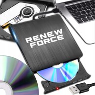 DEXXER Prijenosni Slim CD i DVD USB 3.0 24X rekorder