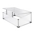 LINDER EXCLUSIV staklenik MC4361 100 x 60 x 30 do 40 cm  