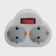 Strujni razdjelnik 2-struki s prekidačem