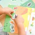POPPIK Kartice s naljepnicama Baby Dinosaure