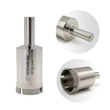 TITANIUM CERAMIX dijamantno svrdlo za keramiku, kameninu, staklo i pločice, 18 mm