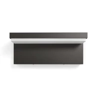 PHILIPS Zidna svjetiljka Bustan, LED, 2x4,5W, 1000 lm, 2700 K, IP44, 16483/93/P0, antracit