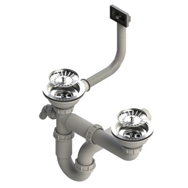 LOŽ METALPRES Odvod Dvodijelni PS (114PP-114)