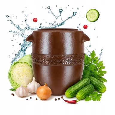 BE Kamena bačva 30 L, tradicionalna, za kiseljenje krastavaca i kupusa