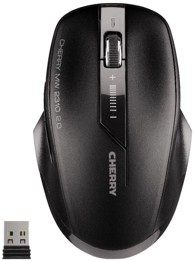 CHERRY Miš MW 2310 2.0, bežični, Bluetooth, USB, crni