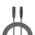 NEDIS Balansirani audio kabel XLR 3 pinski muški XLR 3 pinski ženski niklani 20 0 m okrugli PVC tamno siva poklon kutija