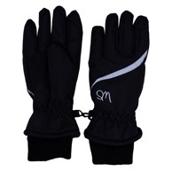 Skijaške rukavice 5 prstiju 217504, 8 godina, crne