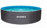 MARIMEX Samostojeći bazen Orlando Premium DL 4,60 × 1,22 m, bez dodataka, ratan motiv
