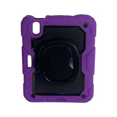 NIKCORP Oklopna zaštitna maska sa stalkom za iPad Mini 6. generacije s funkcijom buđenja i spavanja, ljubičasta