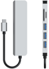 MOYE Docking stanica Connect X6, USB-C, 3x USB-A, 1x HDMI, 1x SD/microSD, plavi