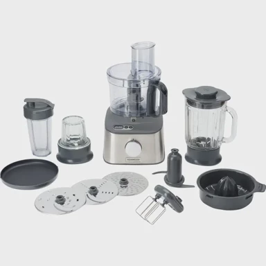 KENWOOD Kuhinjski procesor MultiPro Compact+ 800 W Srebrni (integrirana vaga, blender, Blend-Xtract 2GO)