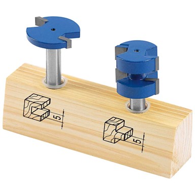 LUX TOOLS TOOLS osnovni set glodalica 2-dijelni