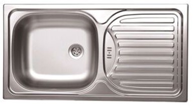 SINK SOLUTION Sudoper A Line 78x43,5 cm, lux 1x, inox