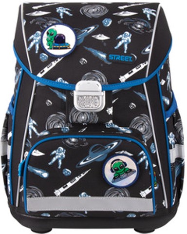 STREET Školska torba, anatomska, ALIEN