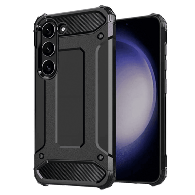 ONASI Silikonska maskica, Samsung Galaxy S25 Ultra 5G, Carbon Armor, crna