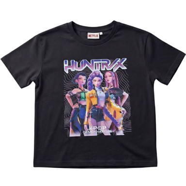 KPOP DEMON HUNTERS Huntrix majica crna 6A