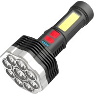 PowerBeam LED svjetiljka s USB punjenjem, crni