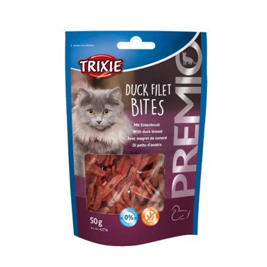 TRIXIE Poslastica za mačke Premio Duck Filet bites 50 g
